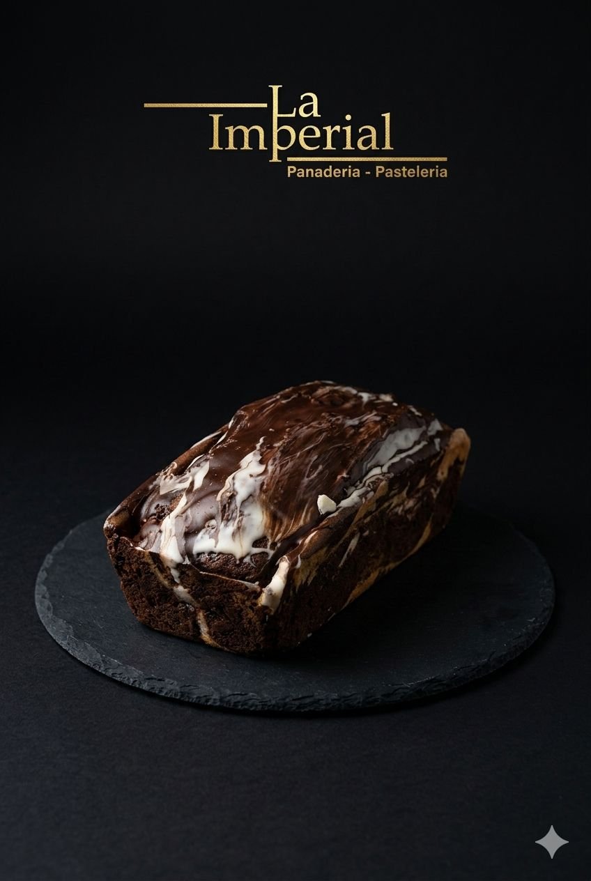 Budín marmolado