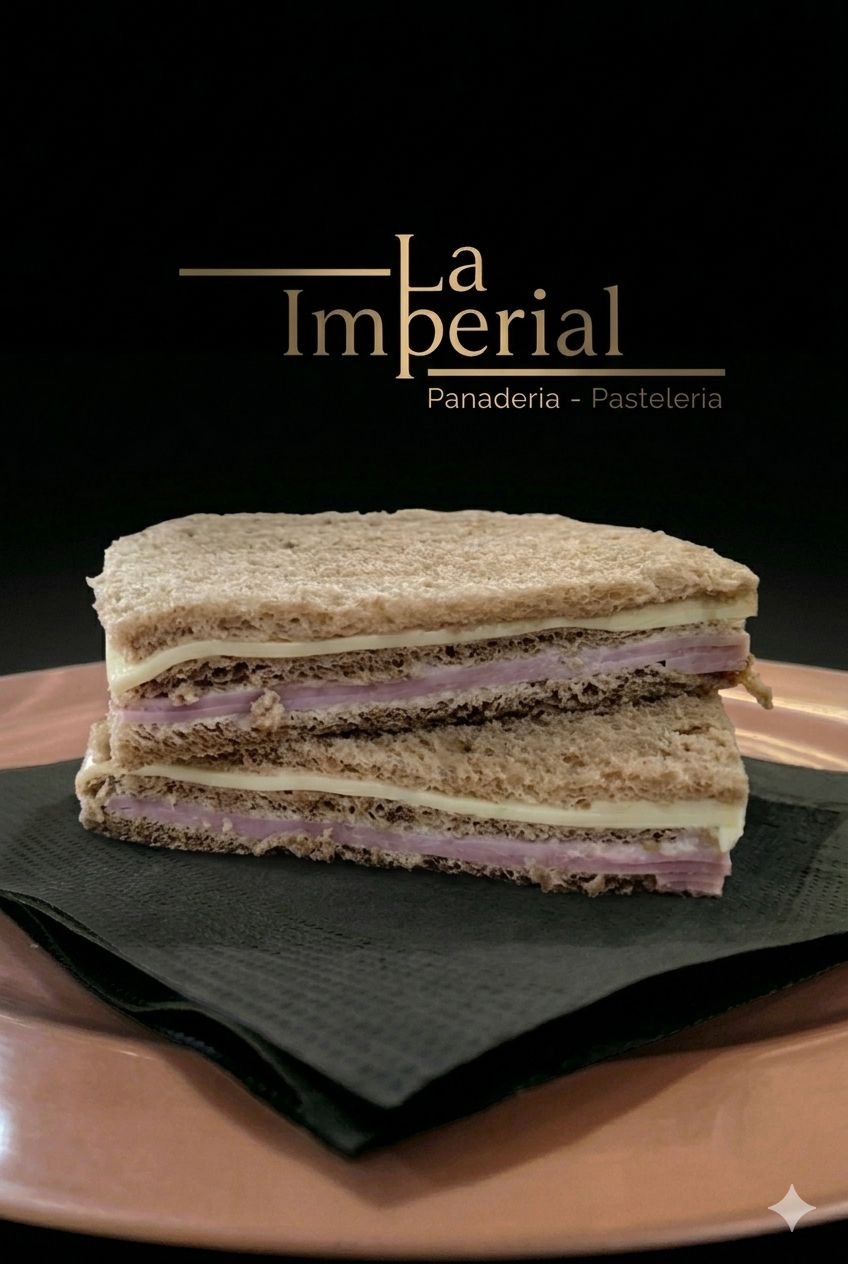 Jamón y queso (pan de salvado)