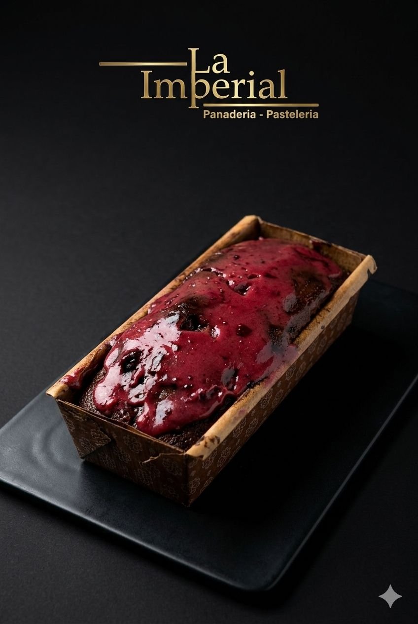 Budín frutos rojos