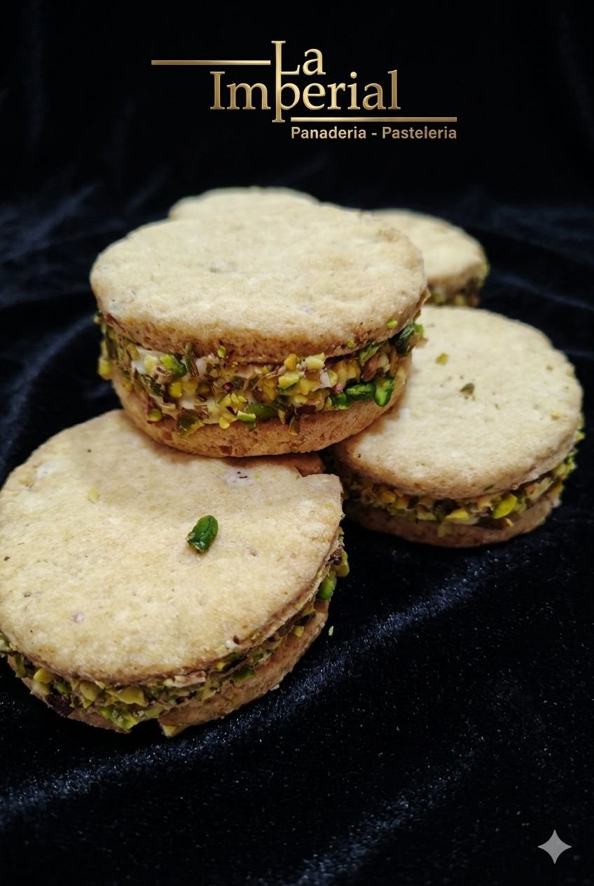 Alfajor de pistachos