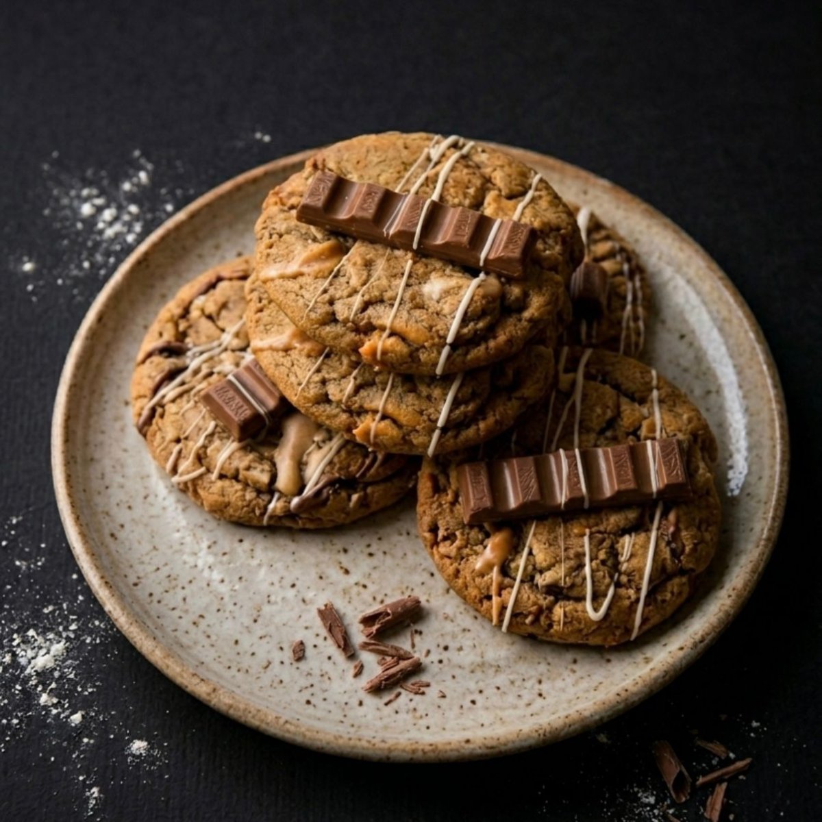 Cookie Kinder (rellena con pasta de maní)